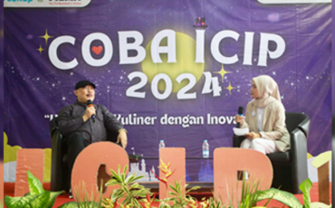 Sekolah Vokasi IPB Perkenalkan Inovasi Pangan “Talas Beneng” dalam Acara COBA ICIP 2024