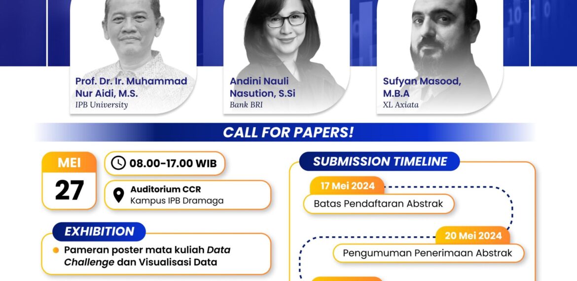 SNSSD 2024: Seminar Nasional Statistika dan Sains Data, Menyongsong Generasi Emas Berlandaskan Statistika dan sains Data