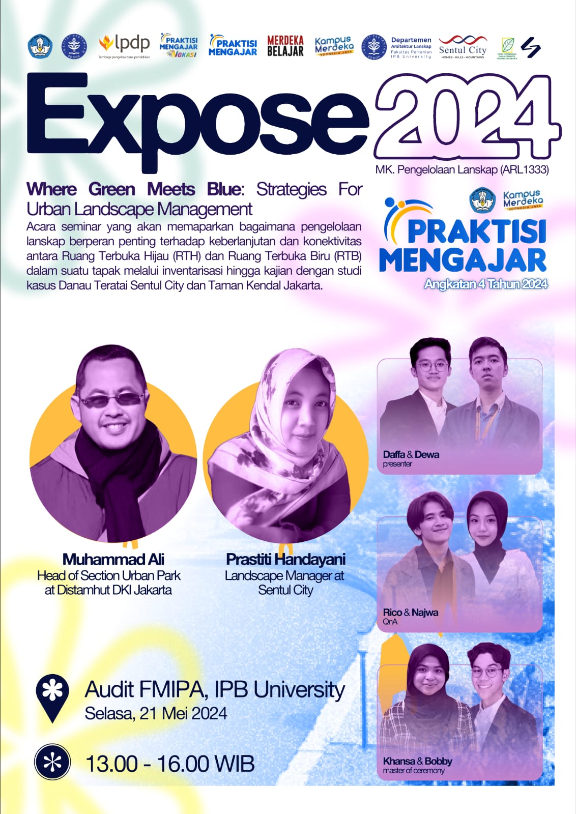 EXPOSE 2024: "Where Green Meets Blue: Strategies for Urban Landscape Management"