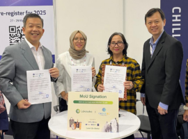 Lima Startup STP IPB University Ikuti InnovFest X Elevating Founders 2024 di Singapura