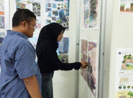 Mahasiswa ARL IPB University Pamerkan Karya Desain Taman Tematik Vertical Garden dan Water Garden