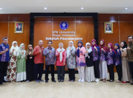 Sekolah Pascasarjana IPB University Menerima Visitasi Tim Audit Surveillance ISO 21001:2018