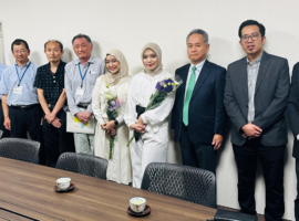 Dua Mahasiswi Sekolah Vokasi IPB University Ikuti Internship di Universitas Vokasi Pertanian Pertama di Jepang