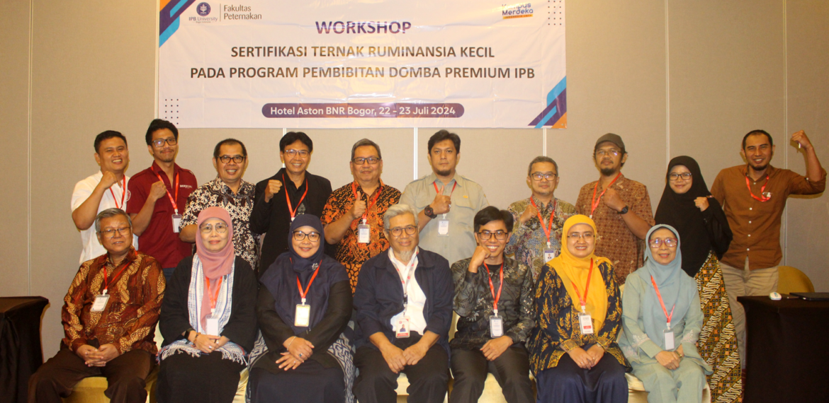 Fapet IPB University Gelar Workshop Sertifikasi Ternak Ruminansia Kecil Program Pembibitan Domba Premium IPB