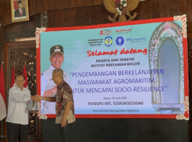 KKN di Desa Mojorembun, Mahasiswa IPB University Suguhkan Program Pemetaan Lahan Pertanian
