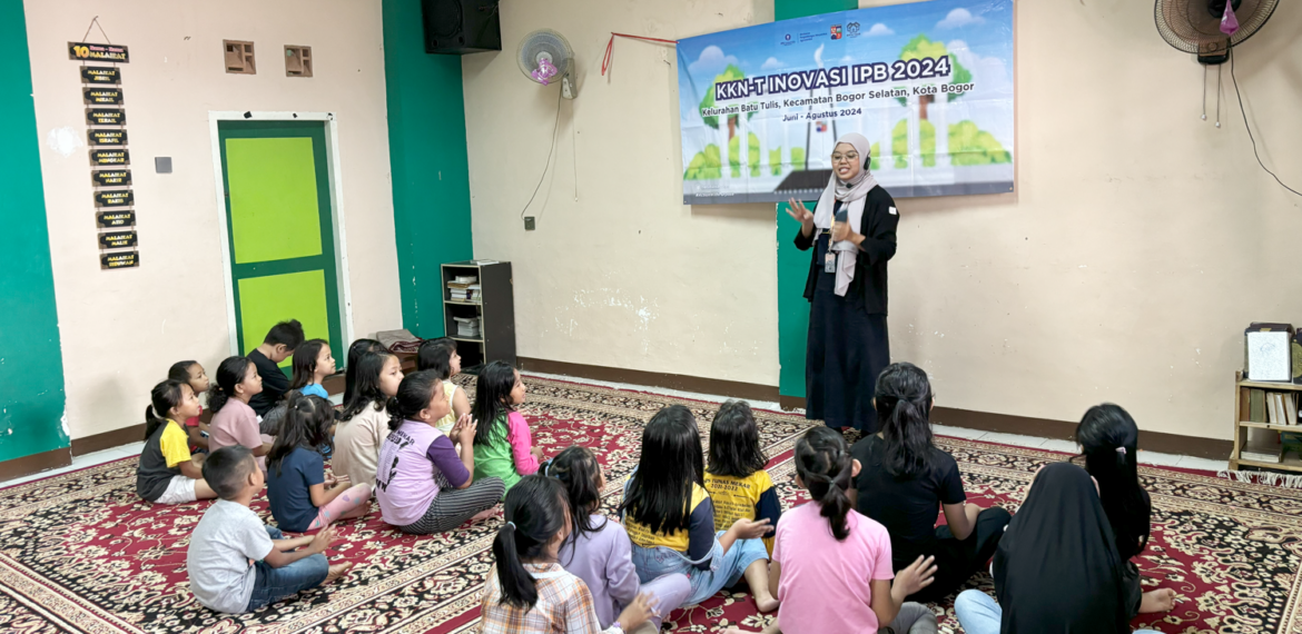 Mahasiswa KKN-T IPB University Gelar Fun Learning di Kelurahan Batutulis