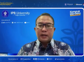Pesan Rektor pada Maba IPB University Angkatan 61 Jangan Sombong, Amalkan Ilmu Padi