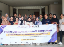 SKHB IPB University Kembali Selenggarakan Pelatihan dan Sertifikasi Kompetensi Dokter Hewan Praktisi Hewan Laboratorium