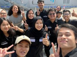 Serba Futuristik, Himiteka IPB University Kunjungi Kapal Riset Laut Canggih yang Sedang Berlabuh di Jakarta