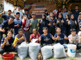 Ubah Limbah Kotoran Domba jadi Bernilai Guna, Mahasiswa KKNT Inovasi IPB University Berikan Pelatihan Ini