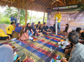 Wujudkan Kampung Iklim Cibunian, PPK Ormawa Himagreto IPB University Bangun Rumah Kolaborasi
