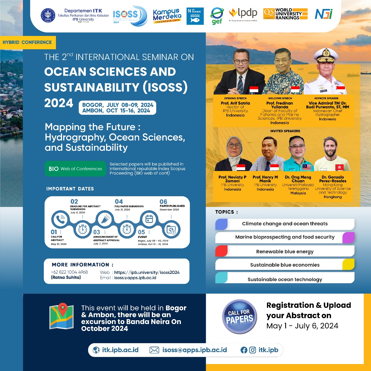 𝐓𝐡𝐞 𝟐𝐧𝐝 𝐈𝐧𝐭𝐞𝐫𝐧𝐚𝐭𝐢𝐨𝐧𝐚𝐥 𝐎𝐜𝐞𝐚𝐧 𝐒𝐜𝐢𝐞𝐧𝐜𝐞𝐬 𝐚𝐧𝐝 𝐒𝐮𝐬𝐭𝐚𝐢𝐧𝐚𝐛𝐢𝐥𝐢𝐭𝐲 (𝐈𝐒𝐎𝐒𝐒)
