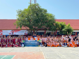 Cara Mahasiswa KKNT Inovasi IPB University Desa Karangsong Tumbuhkan Karakter Anak Cerdas, Kreatif dan Inovatif