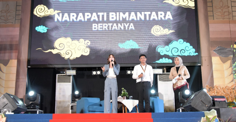 Cinta Laura Beri Pesan Inspiratif Kepada Mahasiswa Baru IPB University 61 Narapati Bimantara
