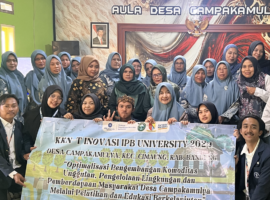 Mahasiswa KKNT Inovasi IPB University Gelar Kegiatan Woman for Nature di Desa Campakamulya
