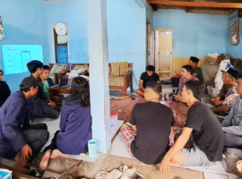 Mahasiswa KKNT Inovasi Sosialisasikan IPB Digitani dan Agricount ke Kelompok Tani Desa Pasir Tanjung