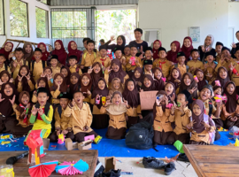 Siswa SDIT NU Walisongo Belajar Kelola Sampah Terpadu bersama Mahasiswa KKNT Inovasi IPB University