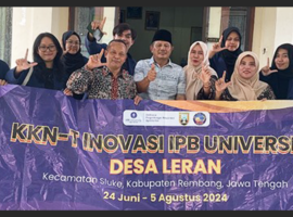 Sumbangsih Mahasiswa KKNT Inovasi IPB University, Desain Kawasan Pantai Desa Laran