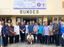 Tim KKNT Inovasi IPB University Desa Kalisari Beri Solusi Inovatif Olah Limbah Tahu sebagai Pakan Maggot BSF