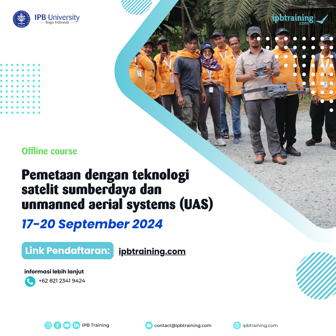 Pemetaan dengan teknologi satelit sumberdaya dan unmanned aerial systems (UAS)