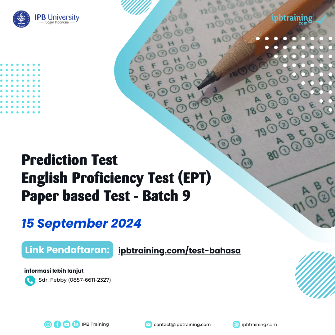 (Prediction Test) - English Proficiency Test (EPT) Batch 9
