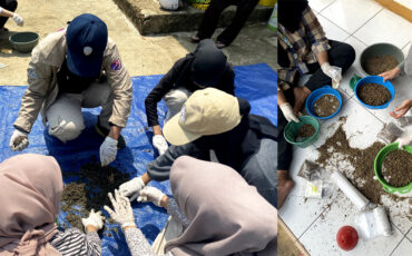 Panen Maggot Berlimpah! Program Rama PPK Ormawa Himasiter di Desa Sinarsari Sulap Sampah Organik Jadi Manfaat