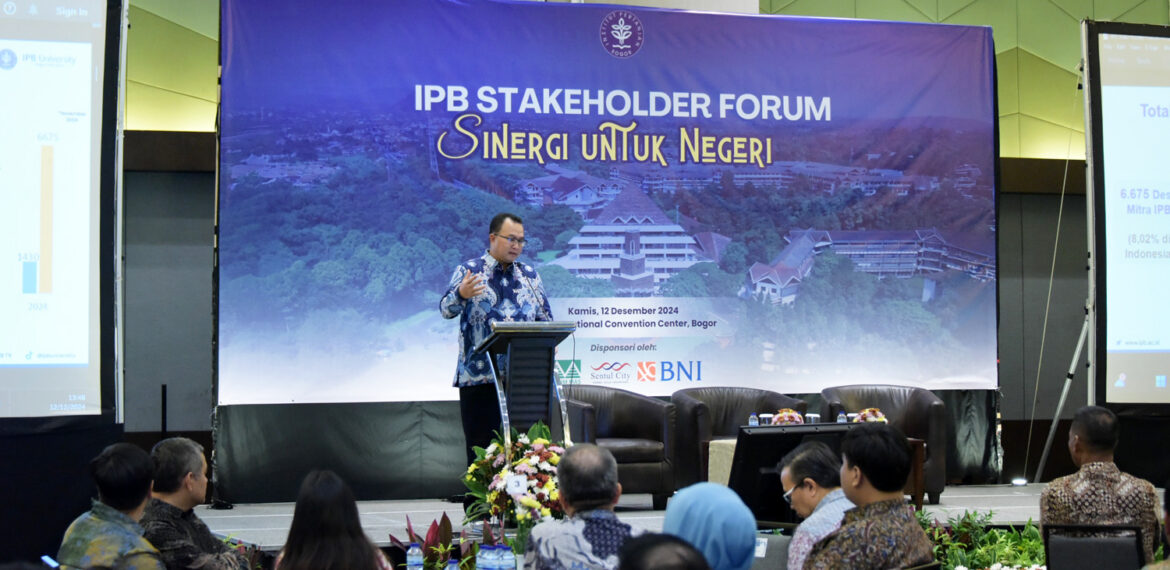 Perkuat Sinergi dengan Mitra, Rektor Sampaikan Perkembangan IPB University