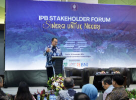 Perkuat Sinergi dengan Mitra, Rektor Sampaikan Perkembangan IPB University