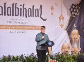 Halalbihalal 1446H, Rektor IPB University Kesucian Hati Modal Awal Menimba Ilmu