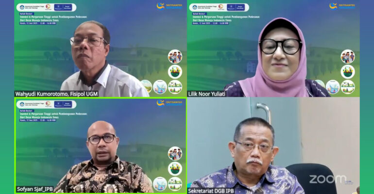 Dua Profesor IPB University Berbagi Inovasi di Majelis Dewan Guru Besar PNTBH