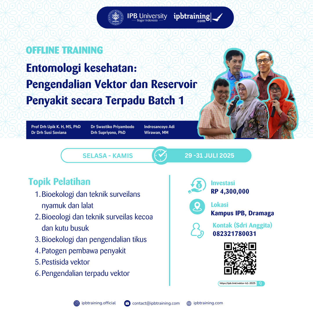 Entomologi Kesehatan: Pengendalian Vektor dan Reservoir Penyakit secara Terpadu Batch 1