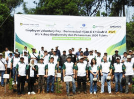EnviroFest: Penanaman 1.000 Pohon United Tractors dan Fahutan IPB University Percantik Taman Hutan Kampus 
