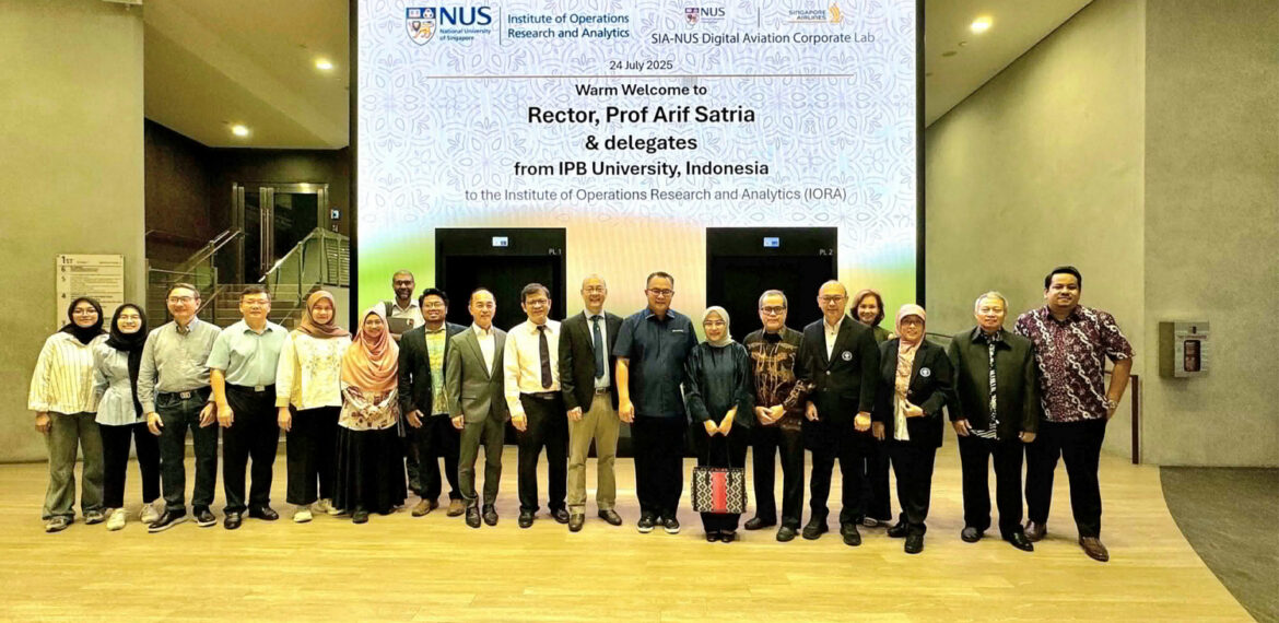 IPB University dan National University of Singapore Mantapkan Kolaborasi Riset Sistem Pangan