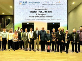 IPB University dan National University of Singapore Mantapkan Kolaborasi Riset Sistem Pangan