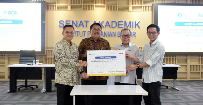 Jalin Sinergi, Direktur BCA Peran Alumni IPB University Sangat Signifikan