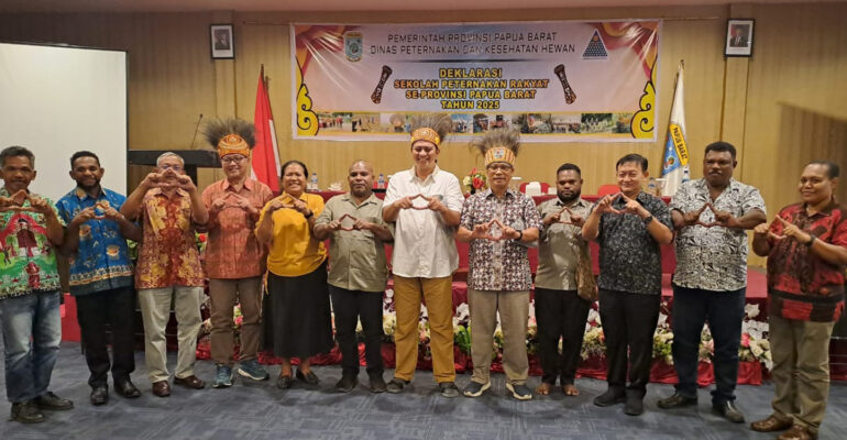 Sekolah Peternakan Rakyat IPB University Menembus Pegunungan Arfak dan Manokwari, Papua Barat