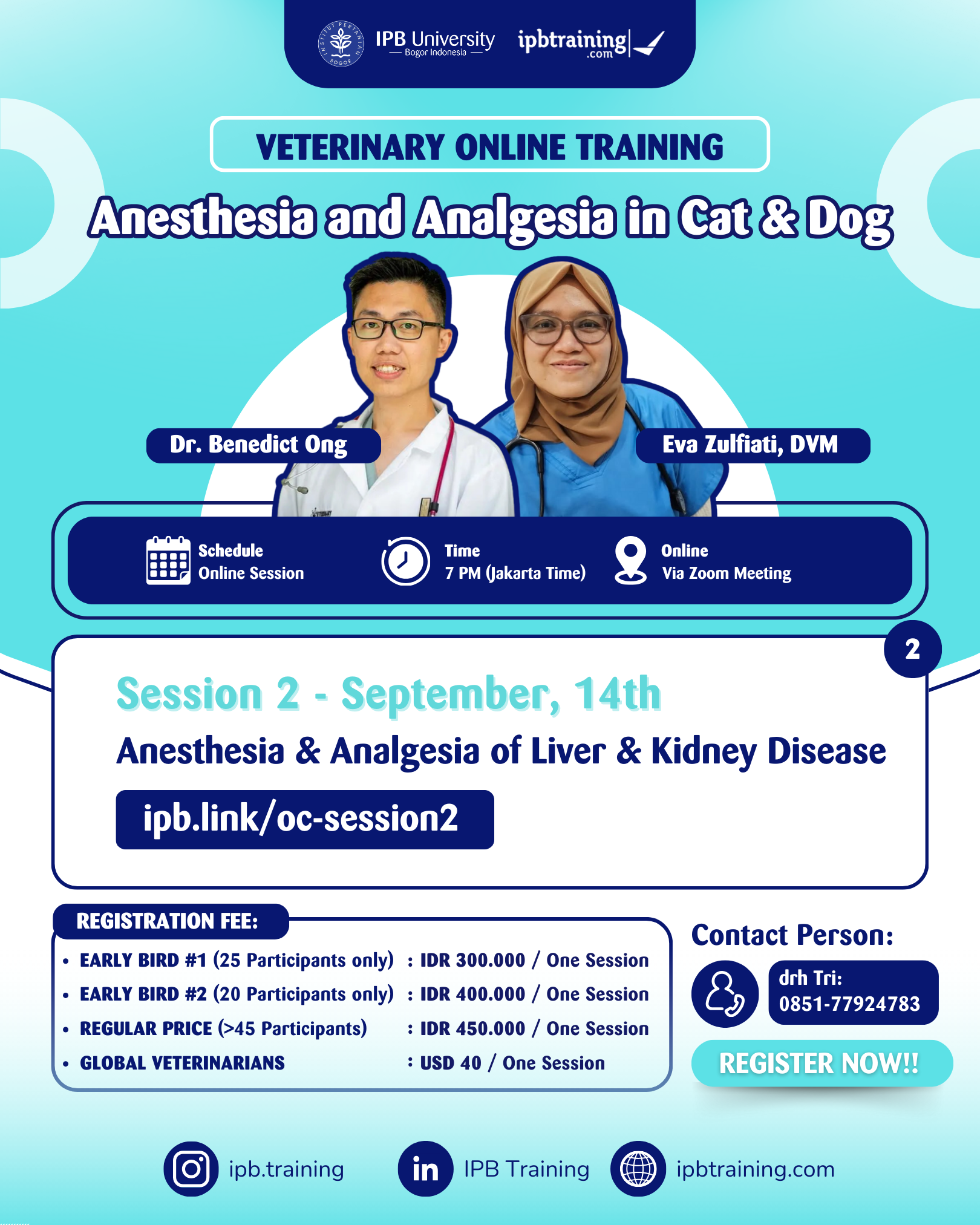 Online Course Anesthesia & Analgesia of Reproductive Disease