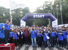 Lebih dari 10 Ribu Peserta Meriahkan Jalan Pagi Sehat Dies Natalis ke-62 IPB University