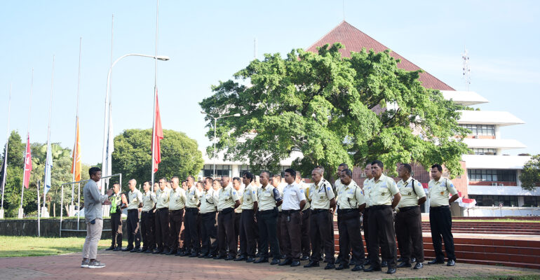 Apel Rutin UKK IPB, Perkuat Disiplin dan Koordinasi Keamanan Kampus