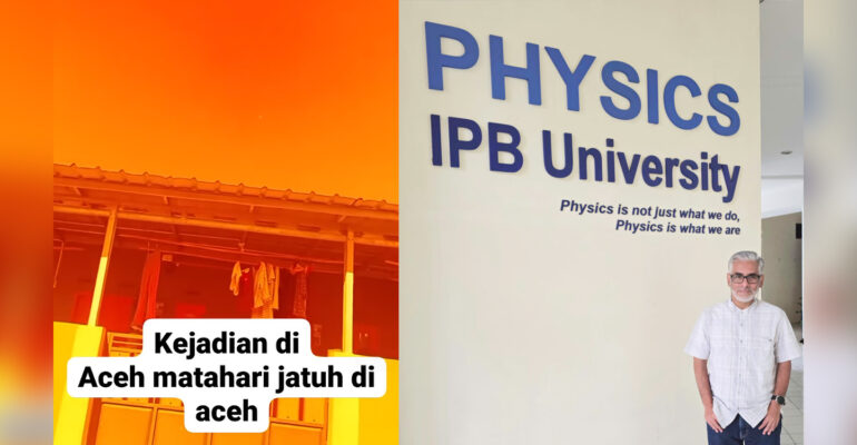 Video Viral Langit Merah, Guru Besar IPB University Luruskan Narasi ‘Matahari Jatuh’