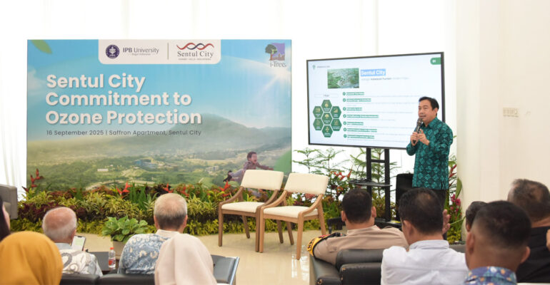 Gunakan Metode i-Tree Eco, Tim Peneliti IPB University Ekspose Hasil Kajian RTH Sentul City