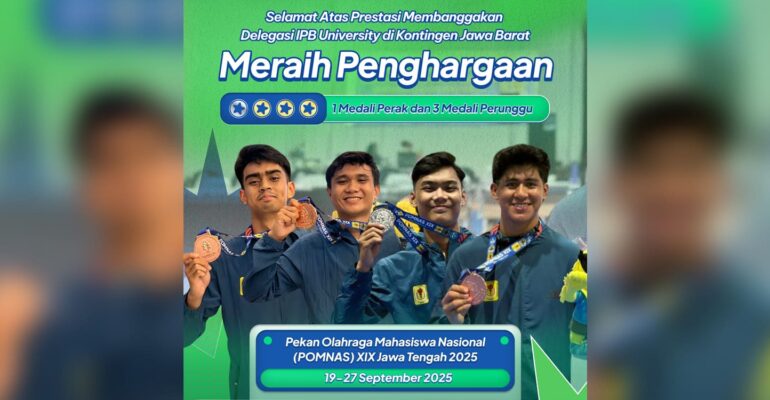 delegasi-ipb-university-raih-empat-medali-di-pomnas-xix-2025