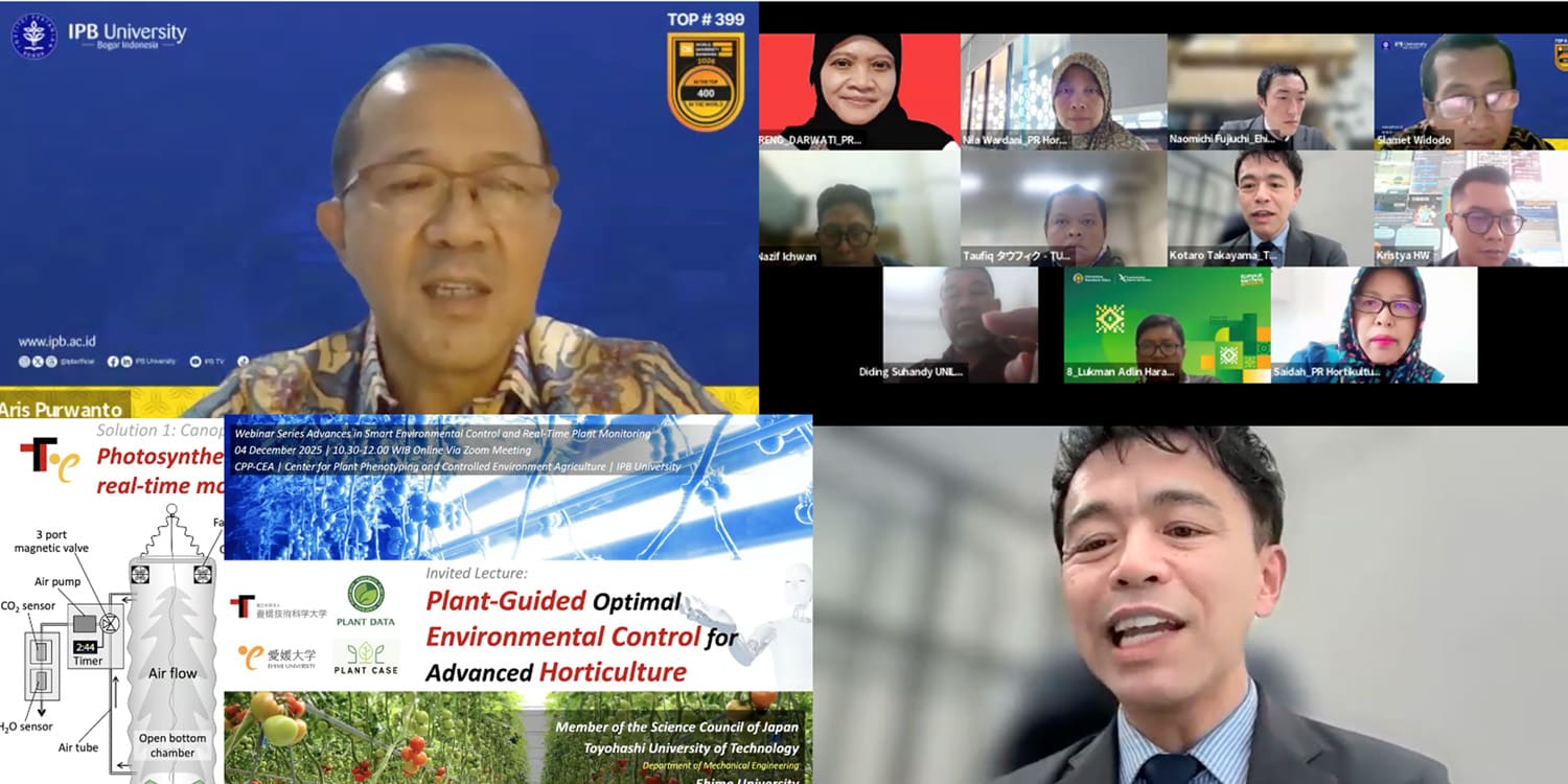 CPP-CEA IPB University Datangkan Pakar dari Jepang, Ulas Teknologi Terkini untuk Pertanian Cerdas