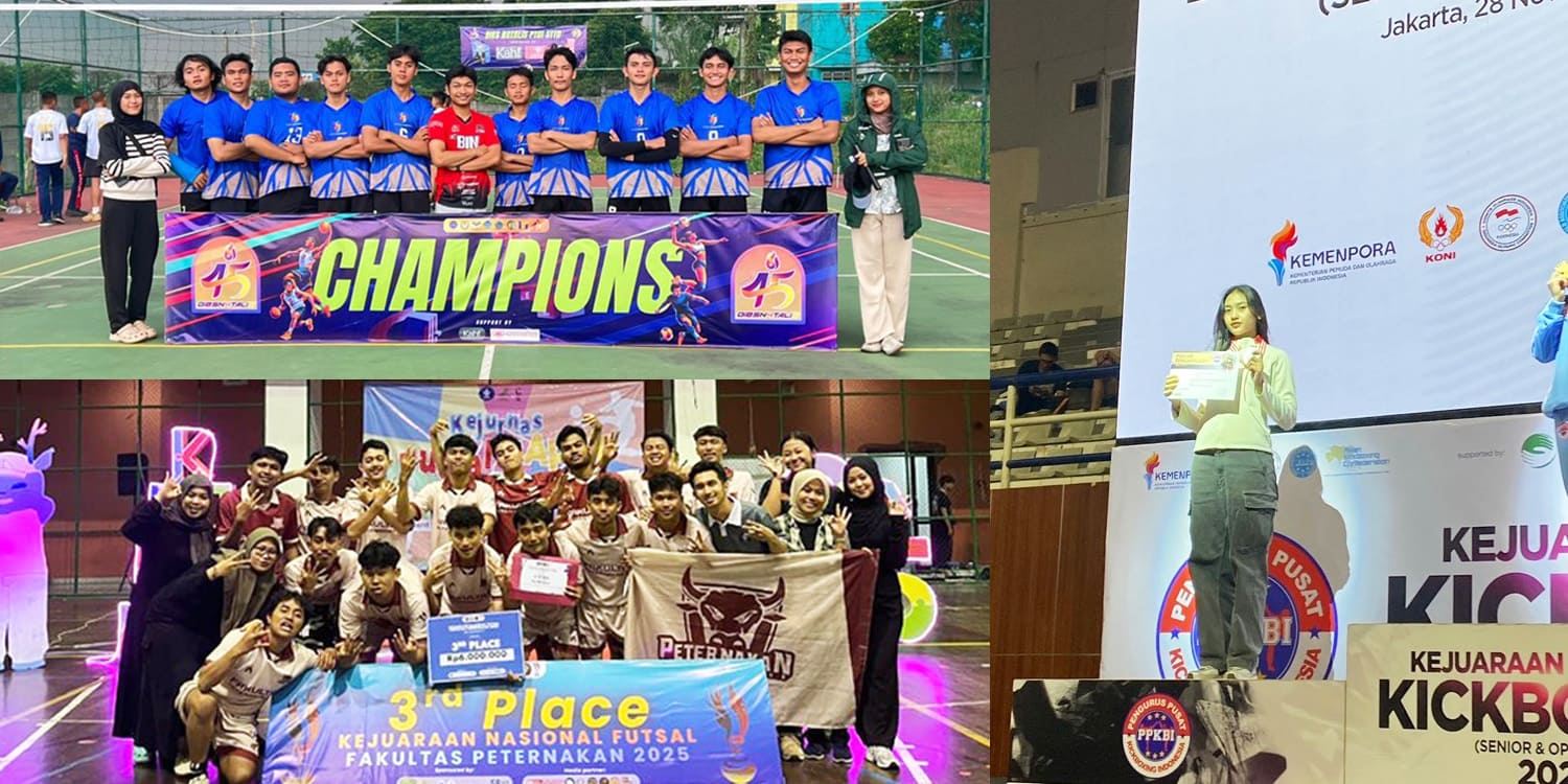 Deretan Prestasi Olahraga Mahasiswa IPB University Warnai Akhir 2025