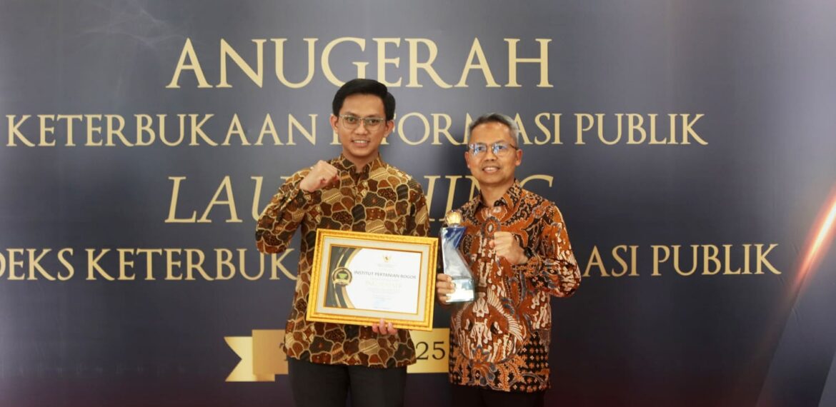 ipb-university-raih-penghargaan-perguruan-tinggi-kualifikasi-informatif-dari-komisi-informasi-pusat