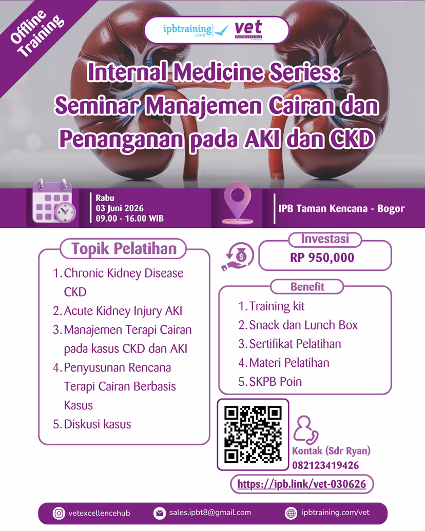 Internal Medicine Series: Seminar Manajemen Cairan dan Penanganan pada AKI dan CKD