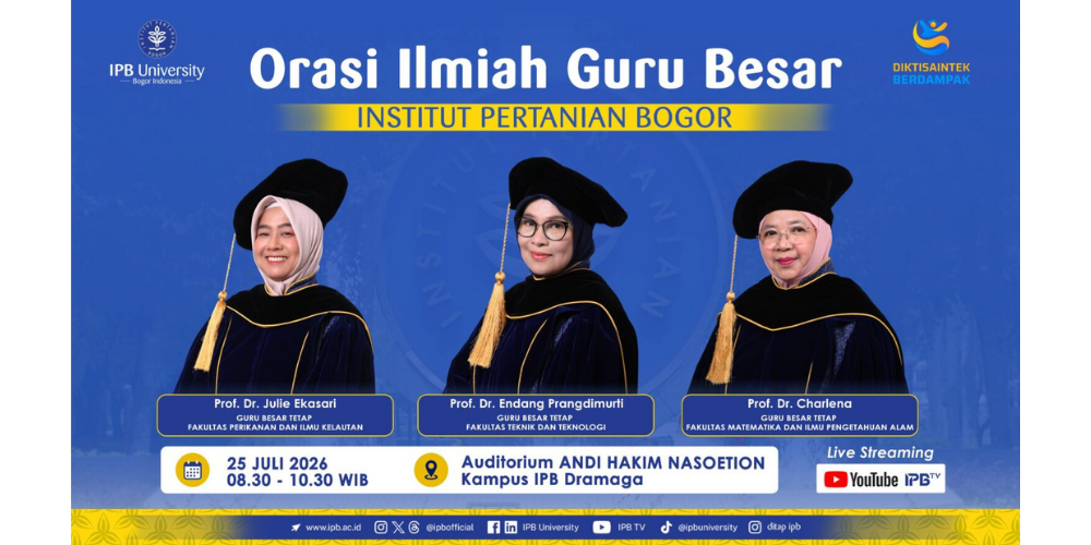 Orasi Ilmiah Guru Besar IPB | 25 Juli 2026