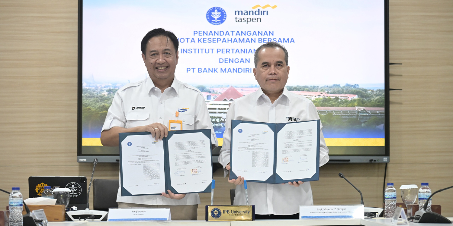 IPB University Perkuat Sinergi dengan Bank Mandiri Taspen