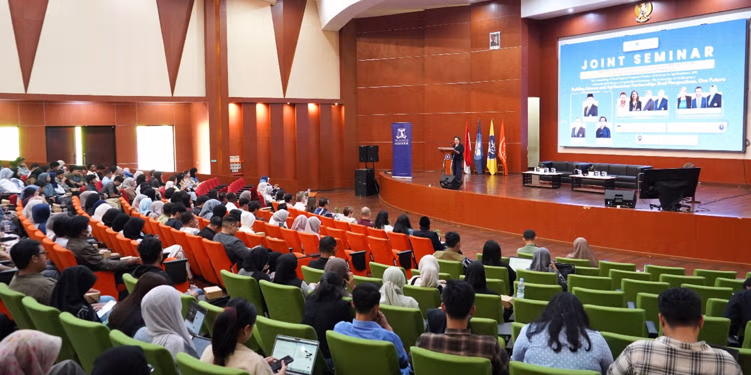 IPB University dan The University of Melbourne Launching Dual Degree Program