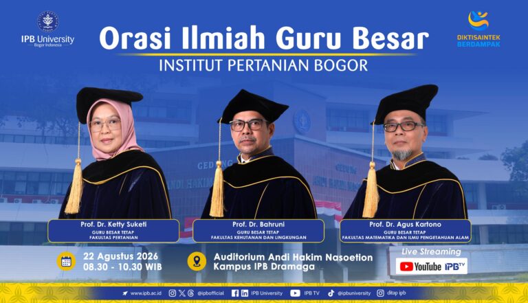 Orasi Ilmiah Guru Besar IPB | 22 Agustus 2026